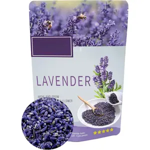 Dried Lavender Flowers for Home Fragrance Sachets Grade Dried Lavender Flowers for Tea, Baking, Lemonade, Baths, Wedding Decoration, Fresh Fragrance