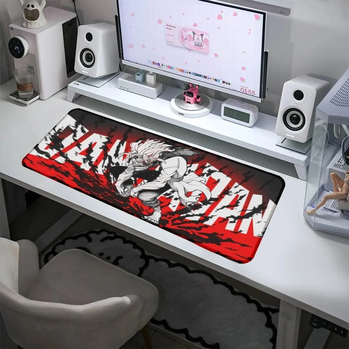 [Sale off up to 65%][Free Ship] Dandadan Desk Mat Mouse Pad, Gaming Desk Mat, Large Desk Mat, Office Mouse Pad, Custom Desk Decor, Gift Idea