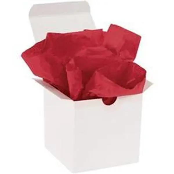 Box Partners T1520H 15 x 20 in. Scarlet Gift Grade Tissue Paper for 10 lbs Basis Weight
