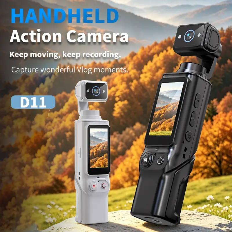 D11 Handheld Action Camera - Capture Wonderful Vlog Moments with Ease and Precision
