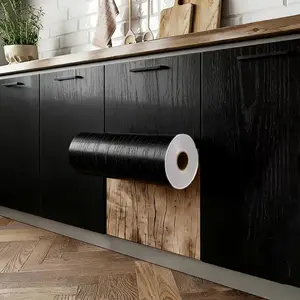 Wood grain log color self-adhesive wallpaper, renovation stickers, waterproof and moisture-resistant wood grain veneer floor stickers, self-adhesive wear-resistant household bedroom floor cover-up renovation decorative stickers.