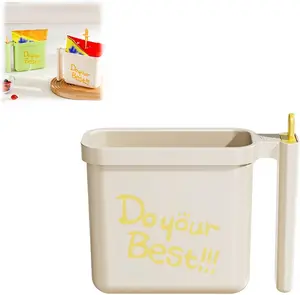 Collapsible Noodle Bowl in a Bag - Leak-Proof Heat-Resistant Ramen Kit with Spork, Foldable for Backpacking, Work Lunch, Emergency Food Prep