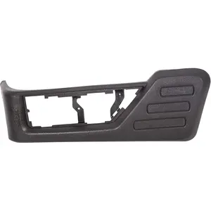 HECASA Front Driver Seat Panel Trim Charcoal Black Compatible with 2008-2010 F250 F350 F450 F550 Super Duty Replacement For Part #8C3Z-2562187-CB 8C3Z2562187CB
