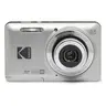 Kodak PIXPRO FZ55 Compact Friendly Zoom Digital Point & Shoot Camera - Silver, 28mm Lens, 5x Optical Zoom, Full HD Movie, Built-In Batteries, Auto Detection, Blink Detection, for Amateur Photographers, High Definition Electronics, High Definition Camera