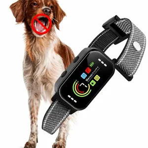Dog Bark Collar 1 Pack, Bark Collar for Large Medium Small Dogs 8-120lbs, AUTO Barking Collar, Bark Training Collar with 7-Level Sensitivity + 5 Safety Modes Humane Training System