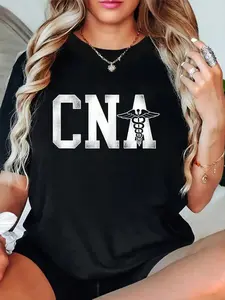 CNA Nurse Certified Nursing Assistant Cna-Shirt Summer Outfits Women Shirts Women Graphic Tees Women