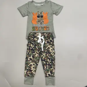 Boy Easter Clothing Set Boy Easter Clothes Bunny Camo Pants Set