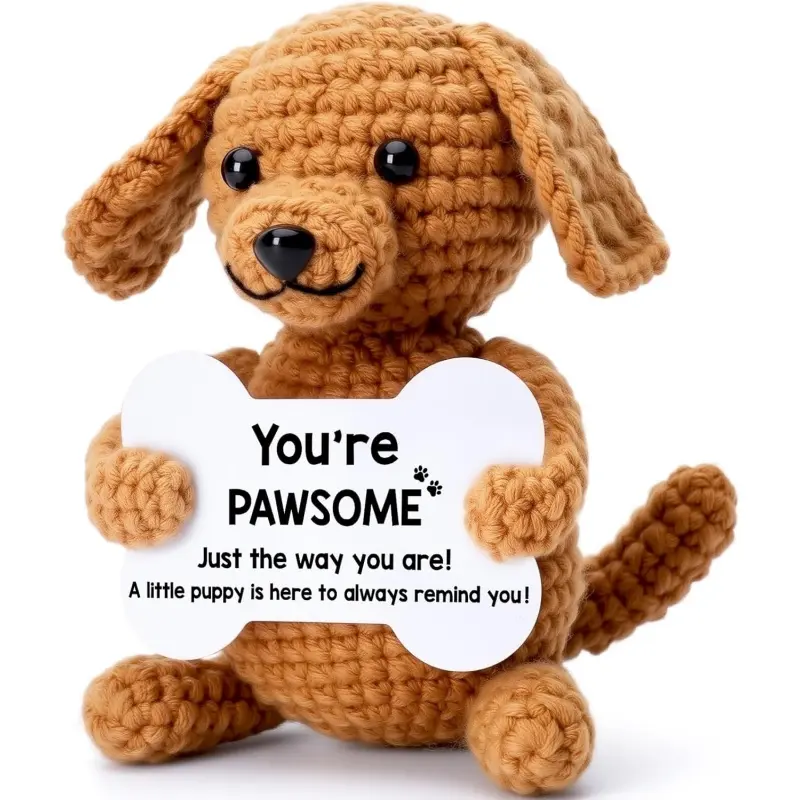 Funny Dog Stuffed Animal Plush Hanging Home Decor - Easter Basket Stuffers, Small Cute Home Supplies Gift for Girl, Birthday Teacher Appreciation Presents