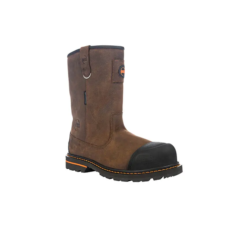 Hoss Cartwright II Wellington Brown Composite Safety Toe