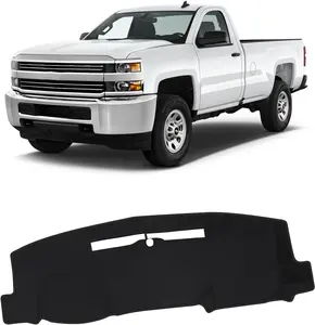 KUST Dash Cover Compatible with 2014-2018 Chevy Chevrolet Silverado/GMC Sierra 1500,2015-2019 Chevy Silverado/GMC Sierra 2500HD 3500HD Dashboard Cover Sunshade Nonslip Car Accessories
