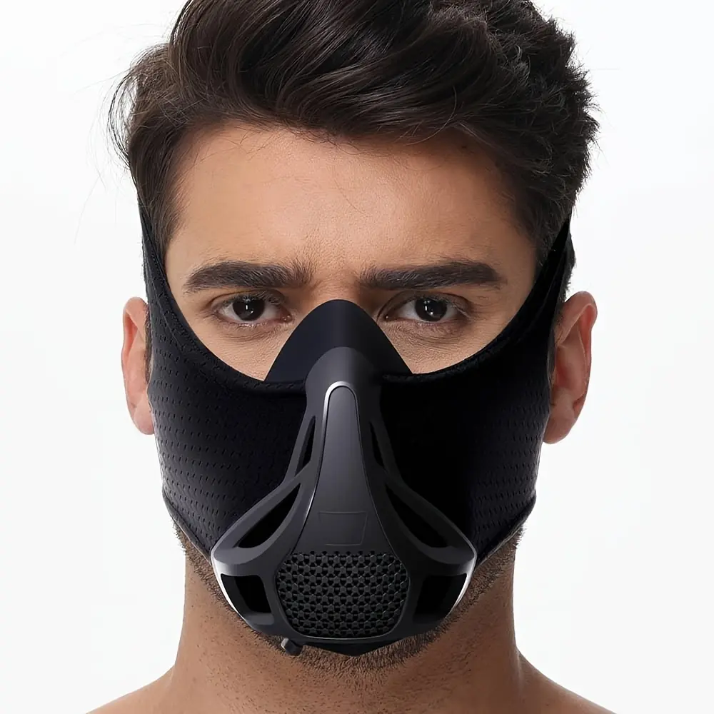 Cardio Training Mask, Breathable Fitness Workout Gear, for Running, Exercise, Sports Training - Adjustable Fit, Enhanced Endurance