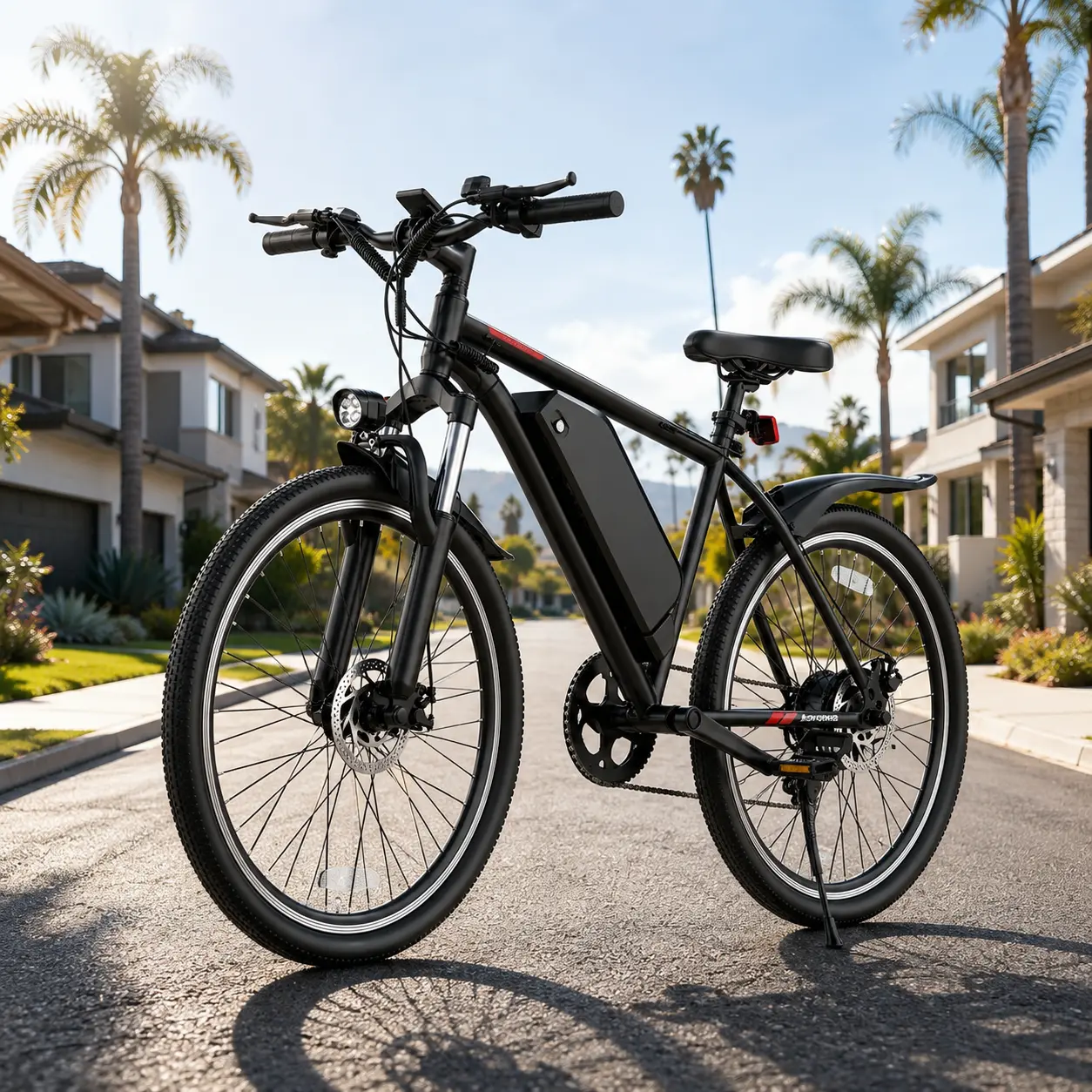 Adult Electric Bike | 350W Motor, 22MPH Top Speed, 30-55 Mile Range, Removable Battery, 7-Speed & All-Terrain Commuter E-Bike