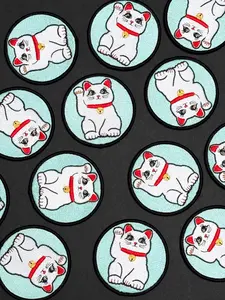 Velcro Patch Lucky Cat