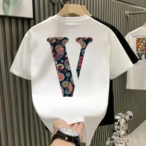 MEN'S simple style cotton T-shirt, short sleeve, ideal for casual looks, cartoon print crewneck regular fit casual T shirt tops, cool graphic T-shirts for men premium quality unique graphic art tees, t-shirt streetwear aesthetic graphic tee shirt men uni