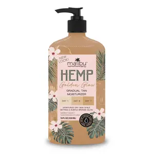 Malibu Hemp Golden Glow Body Moisturizer for Dry Skin