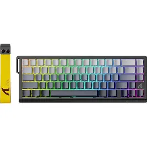 X68 HE Rapid Trigger Mechanical Gaming Keyboard 60% Wired TKL with Adjustable Actuation,Hall Effect  ,8KHz Polling Rate,RGB Backlit,Top Mount,Side Printed Keycap(Moonlight)