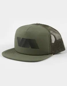 RVCA VA  Mens Blur Foamy Trucker Hat, Jade