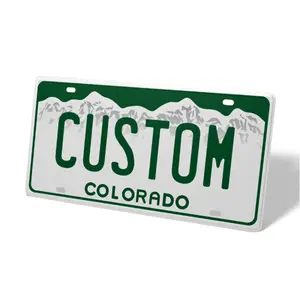 Colorado 12x6  Out Your text Personalized LicenseTag Durable Thickened Aluminum Rust Proof and UVResistantvehicle decor plate