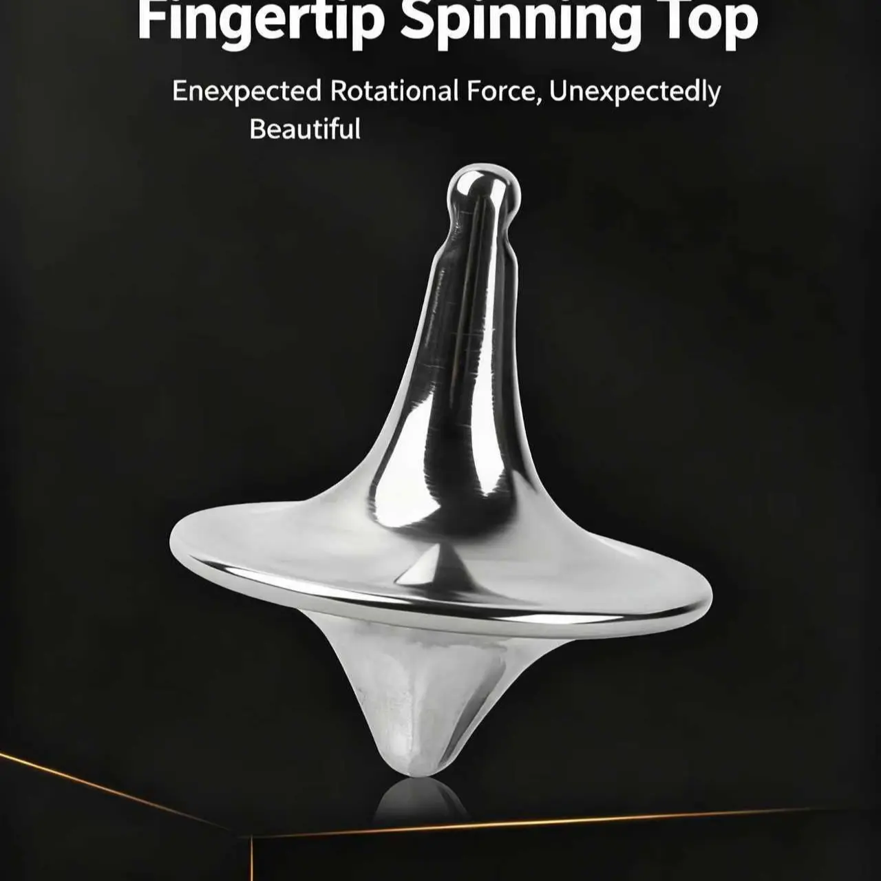 Inception Inspired Metal Alloy Finger Spinner Toy, Creative Hand Spinning Gyroscope, Fidget Relief, No Resistance Design, Perfect Stress Relief Accessory