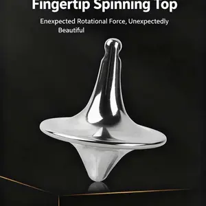 Inception Inspired Metal Alloy Finger Spinner Toy, Creative Hand Spinning Gyroscope, No Resistance Design, Perfect Stress Relief Accessory