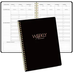 Weekly Appointment Planner with Hourly Schedule,Priorities & Habit  Organizer,7.5"x10" for Office,School,Family