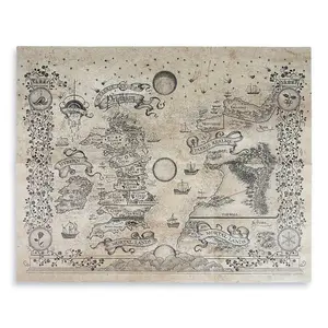 A Court of Thorns and Roses Prythian World Map (16'' x 20'')