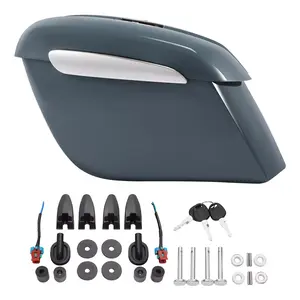 TCMT Hard Saddlebags Saddle Bags Fit For Indian Chieftain 2019-2024 2023 Stealth Gray
