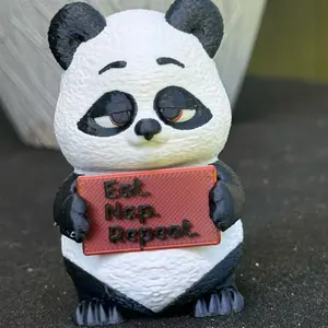 3D Printed "Eat, Nap, Repeat" Koala, Desk buddy
