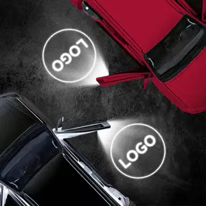 【UPGRADE Anti-Drop Design】Car Door Welcome Light Projector - Smart Auto Induction Logo, LED Accessory for Night Safety & Vehicle Customization