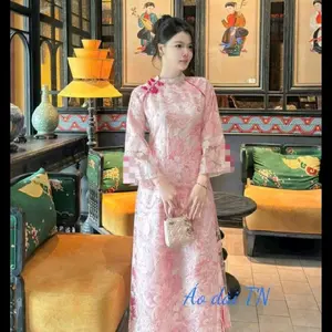 Áo Dài Cách Tân T1 ( Vietnamese Size ) / Women Ao Dai / Girl Ao Dai / Áo Dài Tết / Luna Ao Dai
