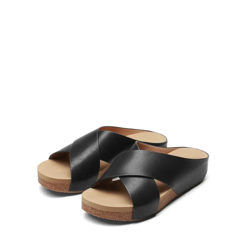 Re Ferdinando Vero Cuoio LMen\'s Brown  Leather flip flops sandal re-ferdinando-sandal-flip-  main image 3