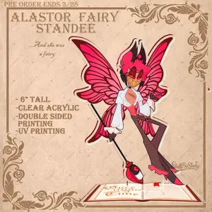 Hazbin Hotel Acrylic Standee-- Alastor Preorder