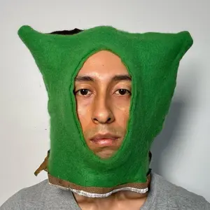 Felt Merino Wool Sewn Hat Balaclava