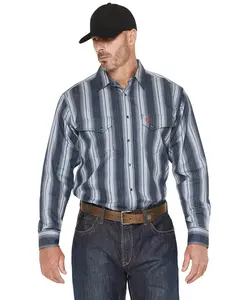 Ariat Men's Fr Carlton Striped Long Sleeve Snap Work Shirt - 10071085