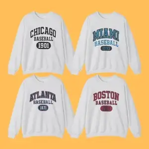 Vintage Baseball Team Crewneck, Unisex Crewneck For Men And Women, Gift For Baseball Fans