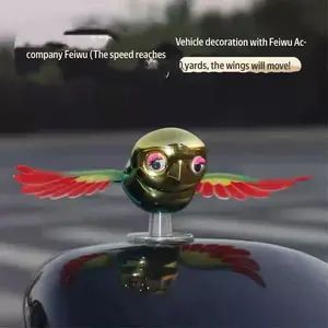 Car Decorative Bird Ornament, Rearview Mirror Car Top Decoration, Unique New Toy Accessory, Enhance Your Vehicle Style
