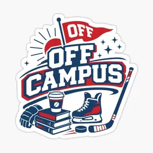 Off-Campus Vinyl Decal, Briar U Hockey Romance Die-Cut Sticker, Durable Waterproof Tumbler Stickers, Trendy Book Worm Gift