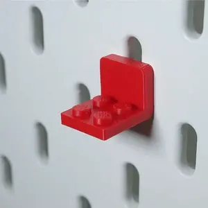 [5-piece Lego Miniature Hole Board Display Stand] Special Accessories for Hanging Boards | Lego Miniature Display Stand | Lego Miniature, Suitable for Study | Workbench | Game Room