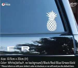 Pineapple Sticker Lic Funny Car Laptop Decals Stickers