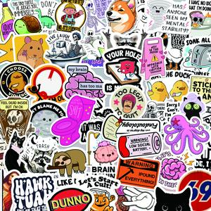 130PCS Sticker Pack Funny Saying Snarky Sarcastic Bold Humor Vinyl Waterproof Meme Stickers for Laptop Computer Water Bottle Christmas Ornaments DIY with Mini Ladder Vintage Animal Wrapping Paper Detachable LED Felt Color Changing Topper Bendy Fuzzy Foldi