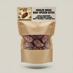 Beef Spleen Freeze Dried Dog Treats Farm Raised