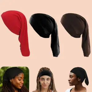 3pcs Sleep Caps for Long Dreads & Locs (Twists, Braids) - Spandex Loc Bonnet, Soft Breathable Shower Caps tiktokshopspringglowup