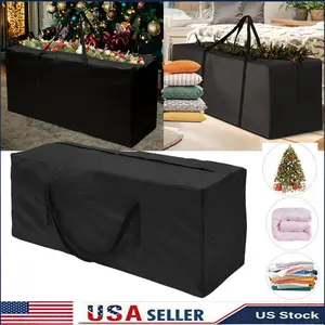 Christmas Tree Storage Bag Large Dust Proof Tear-Proof Oxford Cloth Poly Up To 7FT