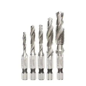 Milwaukee Shockwave 5Pc Metric Impact Drill Tap Set (48-89-4875)