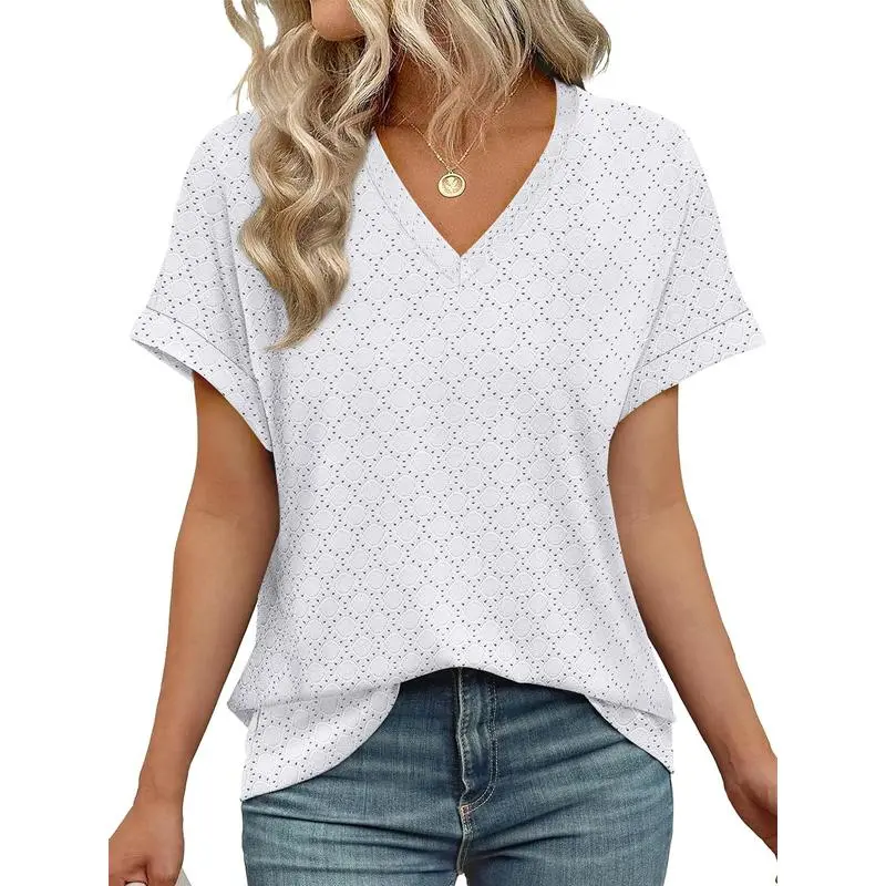 B White-Short sleeve