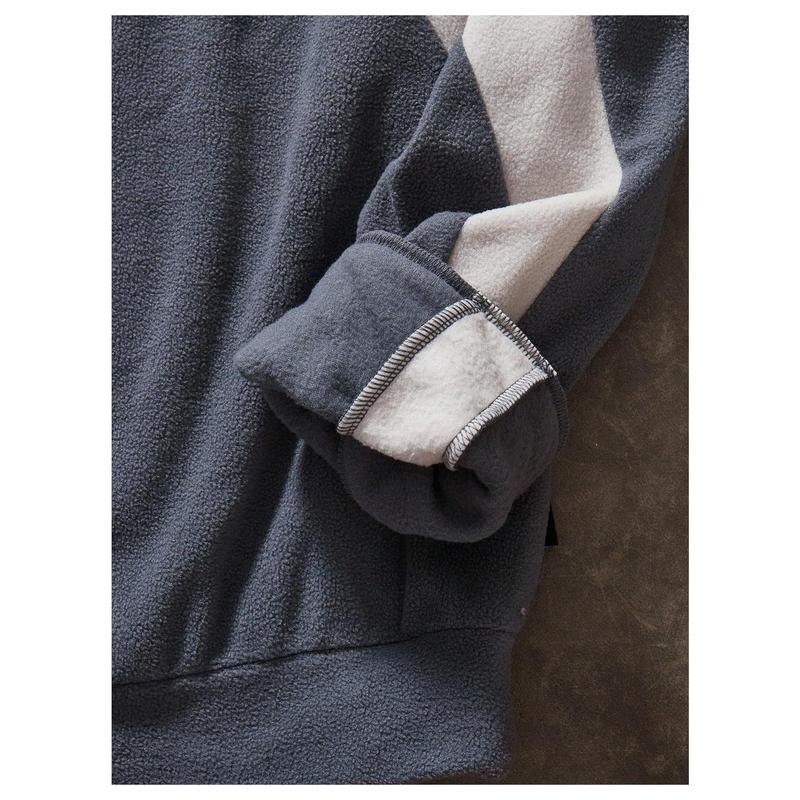 Graphic Crewneck Christmas Sweatshirt Color Block Long Sleeve Thermal Pullover Tops Streetwear