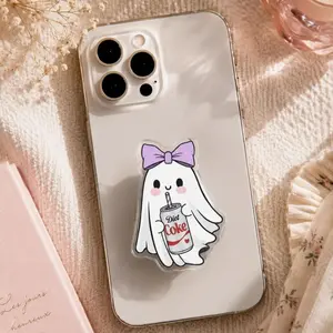 Ghost Diet Coke Soda MagSafe Phone Grip: Spooky Cute Coquette Aesthetic Phone Holder, Kawaii Fridge Cigs Girly Halloween Gift, Kindle Holder