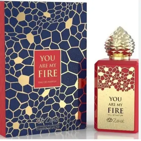 You Are My Fire Rouge by ZAKAT 3.4oz Eau De Parfum for Men and Women