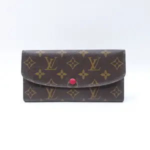 Pre-owned Louis Vuitton Canvas Small Leather Goods Emilie Monogram Wallet T10417462