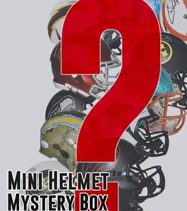 Mini Helmet with Signed and Authenticated Design - Unique Personalized Football Gear for Fans - Mini Helmets for Show Only